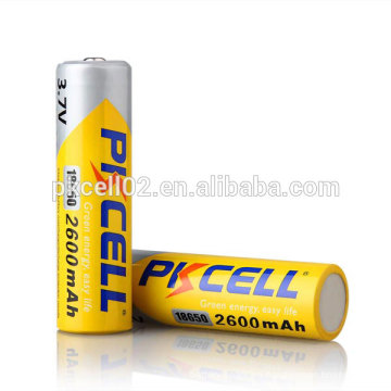 batería recargable de litio 18650 2600mAh batería recargable de 3.7V